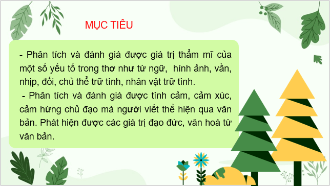 Giáo án điện tử bài Thơ Duyên | PPT Văn 10 Chân trời sáng tạo