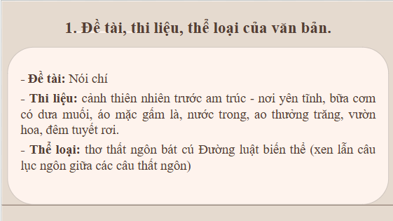 Giáo án điện tử bài Ngôn chí | PPT Văn 10 Kết nối tri thức