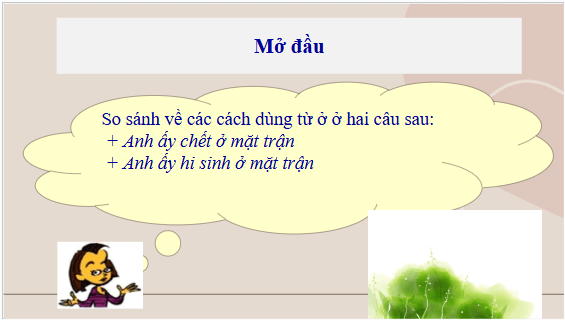 Giáo án điện tử bài Thực hành tiếng Việt trang 28 | PPT Văn 10 Kết nối tri thức