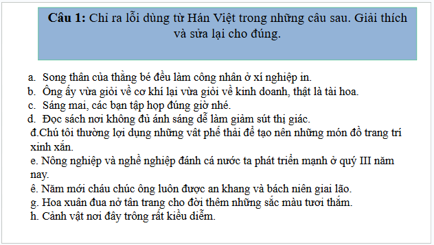 Giáo án điện tử bài Thực hành tiếng Việt trang 44 Tập 2 | PPT Văn 10 Chân trời sáng tạo