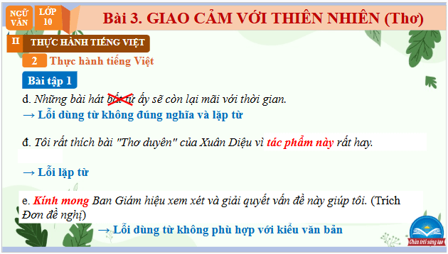 Giáo án điện tử bài Thực hành tiếng Việt trang 71 | PPT Văn 10 Chân trời sáng tạo