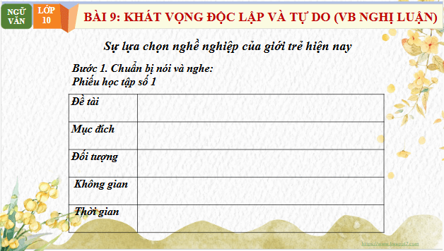 Giáo án điện tử bài Thuyết trình về một vấn đề xã hội có sử dụng kết hợp phương tiện ngôn ngữ với các phương tiện giao tiếp phi ngôn ngữ | PPT Văn 10 Chân trời sáng tạo