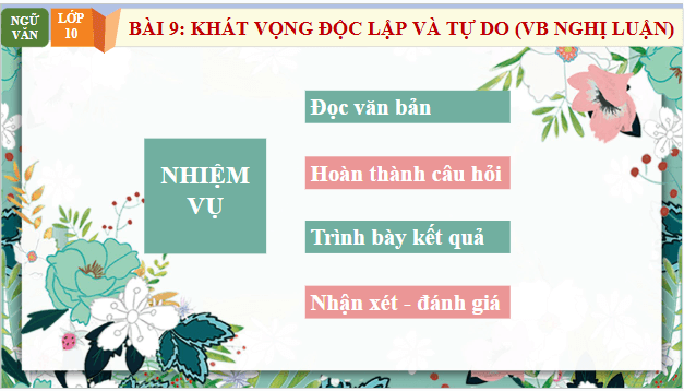 Giáo án điện tử bài Tôi có một giấc mơ | PPT Văn 10 Chân trời sáng tạo