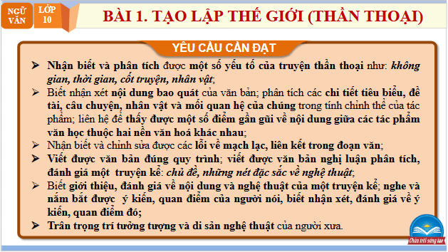 Giáo án điện tử bài Tri thức ngữ văn trang 11 | PPT Văn 10 Chân trời sáng tạo