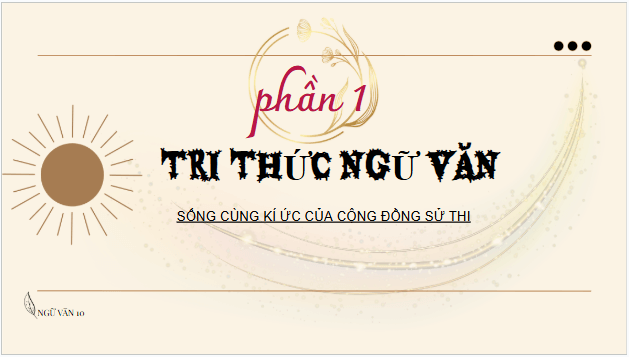 Giáo án điện tử bài Tri thức ngữ văn trang 35 | PPT Văn 10 Chân trời sáng tạo