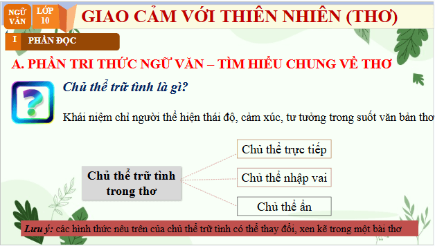 Giáo án điện tử bài Tri thức ngữ văn trang 63 | PPT Văn 10 Chân trời sáng tạo