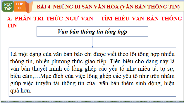 Giáo án điện tử bài Tri thức ngữ văn trang 80 | PPT Văn 10 Chân trời sáng tạo