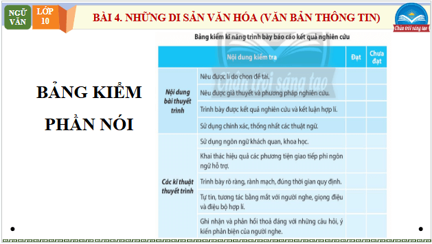 Giáo án điện tử bài Trình bày báo cáo kết quả nghiên cứu | PPT Văn 10 Chân trời sáng tạo