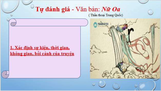 Giáo án điện tử bài Nữ Oa | PPT Văn 10 Cánh diều