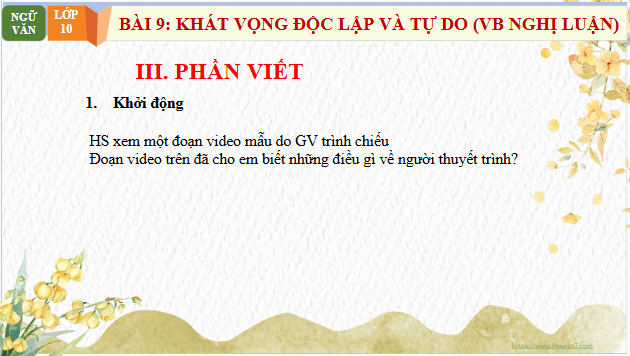 Giáo án điện tử bài Viết bài luận về bản thân | PPT Văn 10 Chân trời sáng tạo