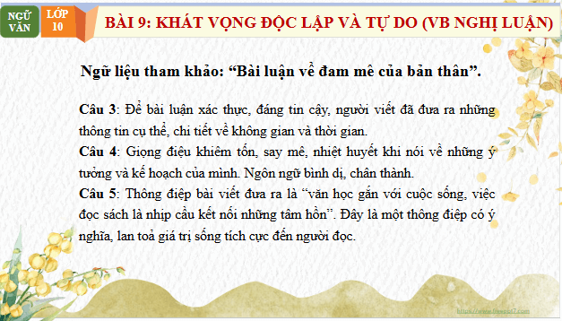 Giáo án điện tử bài Viết bài luận về bản thân | PPT Văn 10 Chân trời sáng tạo