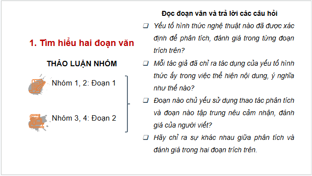 Giáo án điện tử bài Viết bài văn nghị luận phân tích, đánh giá một tác phẩm văn học | PPT Văn 10 Cánh diều