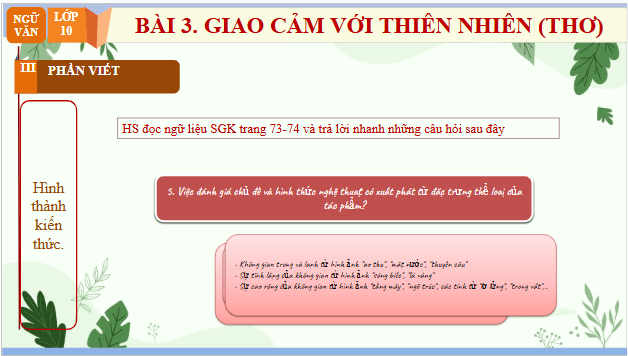 Giáo án điện tử bài Viết văn bản nghị luận phân tích, đánh giá một bài thơ | PPT Văn 10 Chân trời sáng tạo