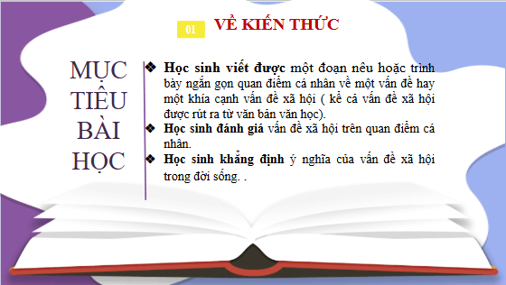 Giáo án điện tử bài Viết văn bản nghị luận về một vấn đề xã hội | PPT Văn 10 Kết nối tri thức