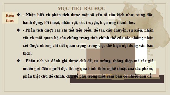 Giáo án điện tử bài Âm mưu và tình yêu | PPT Văn 11 Chân trời sáng tạo