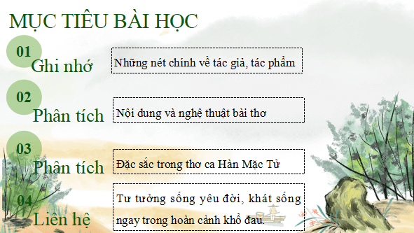 Giáo án điện tử bài Đây thôn Vĩ Dạ | PPT Văn 11 Cánh diều