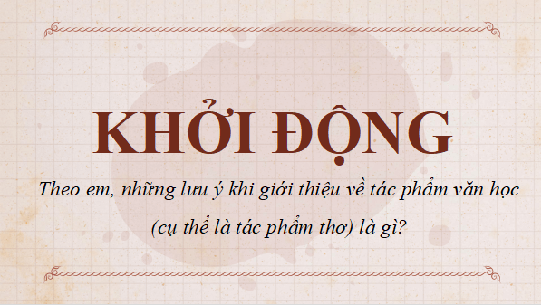 Giáo án điện tử bài Giới thiệu một tác phẩm thơ | PPT Văn 11 Cánh diều