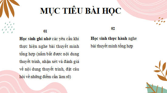 Giáo án điện tử bài Nghe bài thuyết minh tổng hợp | PPT Văn 11 Cánh diều