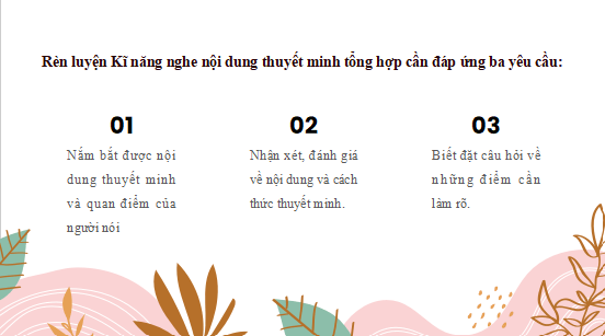 Giáo án điện tử bài Nghe bài thuyết minh tổng hợp | PPT Văn 11 Cánh diều