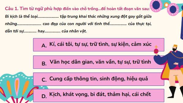 Giáo án điện tử bài Sống hay không sống – Đó là vấn đề | PPT Văn 11 Chân trời sáng tạo