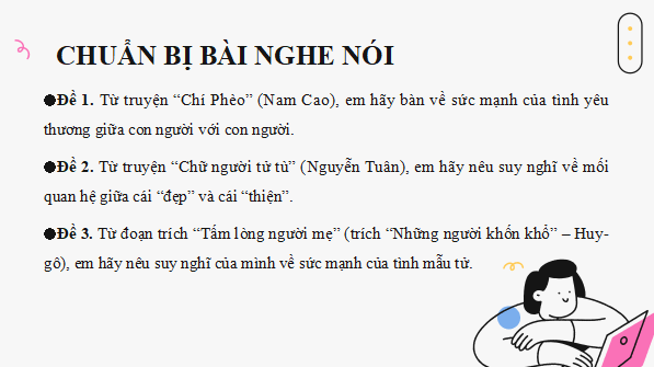 Giáo án điện tử bài Thảo luận về một vấn đề xã hội đặt ra trong tác phẩm văn học | PPT Văn 11 Cánh diều