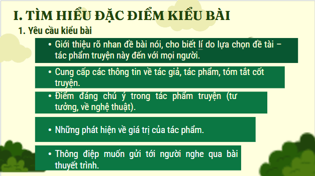 Giáo án điện tử bài Thuyết trình về nghệ thuật kể chuyện trong một tác phẩm truyện | PPT Văn 11 Kết nối tri thức