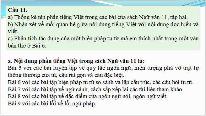 Giáo án điện tử bài Tiếng Việt trang 148 Tập 2 | PPT Văn 11 Cánh diều