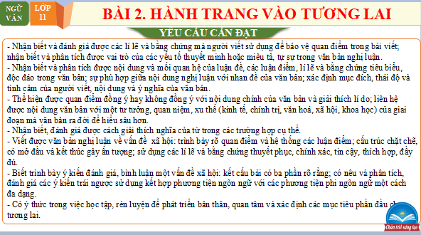 Giáo án điện tử bài Tri thức ngữ văn trang 36 | PPT Văn 11 Chân trời sáng tạo