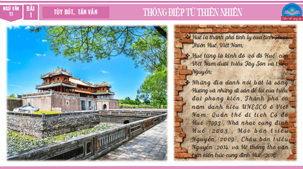 Giáo án điện tử bài Tri thức ngữ văn trang 9 | PPT Văn 11 Chân trời sáng tạo
