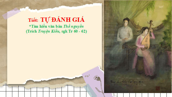 Giáo án điện tử bài Thề nguyền | PPT Văn 11 Cánh diều