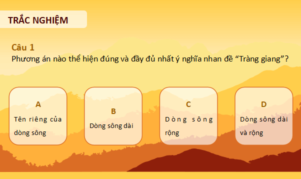 Giáo án điện tử bài Tràng giang | PPT Văn 11 Cánh diều