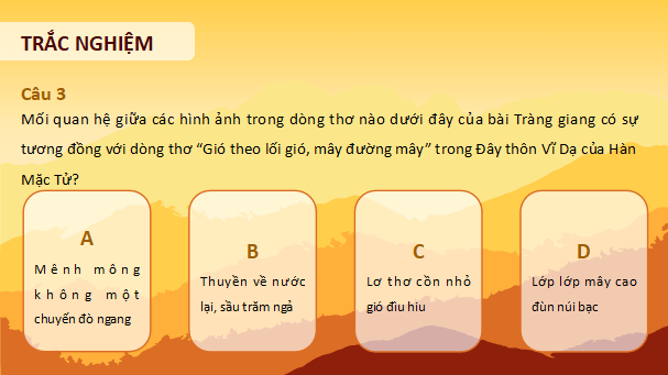 Giáo án điện tử bài Tràng giang | PPT Văn 11 Cánh diều