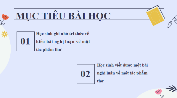 Giáo án điện tử bài Viết bài văn nghị luận về một tác phẩm thơ | PPT Văn 11 Cánh diều