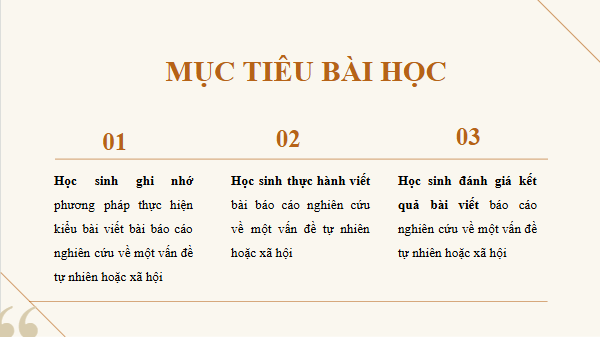 Giáo án điện tử bài Viết báo cáo nghiên cứu về một vấn đề tự nhiên hoặc xã hội | PPT Văn 11 Chân trời sáng tạo