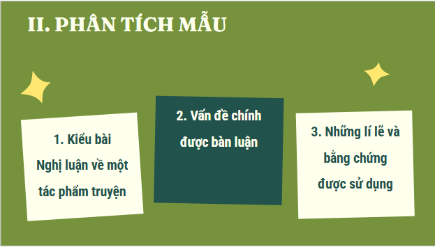 Giáo án điện tử bài Viết văn bản nghị luận về một tác phẩm truyện (Những đặc điểm trong cách kể của tác giả) | PPT Văn 11 Kết nối tri thức