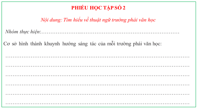 Giáo án Chuyên đề Văn 12 Tri thức tổng quát trang 56 | Giáo án Chuyên đề Ngữ Văn 12 Kết nối tri thức