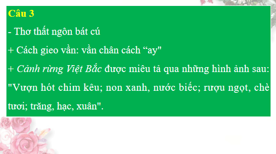 Giáo án điện tử bài Cảnh rừng Việt Bắc | PPT Văn 12 Chân trời sáng tạo