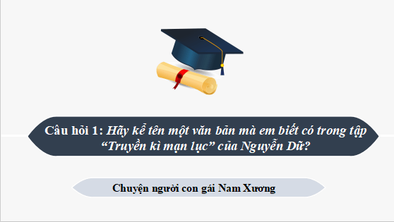Giáo án điện tử bài Chuyện chức phán sự đền Tản Viên | PPT Văn 12 Cánh diều