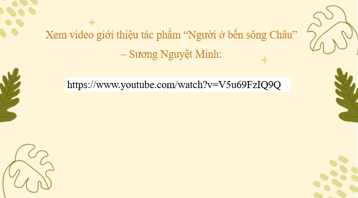 Giáo án điện tử Chuyên đề Văn 12 Cách tìm hiểu, giới thiệu, thuyết trình về một tác phẩm nghệ thuật được chuyển thể | Chuyên đề PPT Văn 12 Cánh diều