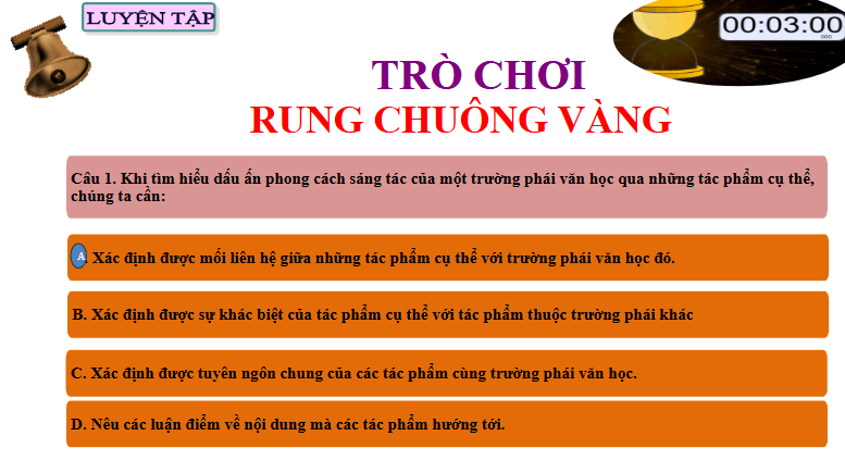 Giáo án điện tử Chuyên đề Văn 12 Viết bài giới thiệu về phong cách sáng tác của một trường phái văn học được thể hiện qua những tác phẩm cụ thể | Chuyên đề PPT Văn 12 Kết nối tri thức