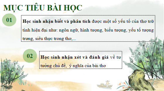 Giáo án điện tử bài Đây thôn Vĩ Dạ | PPT Văn 12 Chân trời sáng tạo