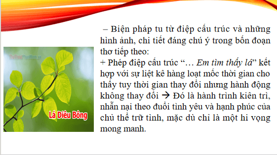 Giáo án điện tử bài Lá Diêu Bông | PPT Văn 12 Chân trời sáng tạo