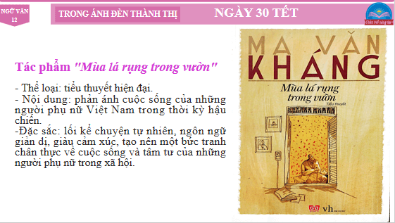 Giáo án điện tử bài Ngày 30 tết | PPT Văn 12 Chân trời sáng tạo