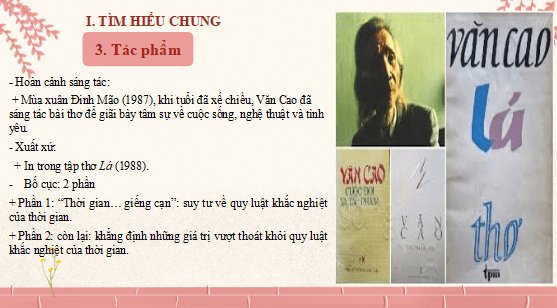 Giáo án điện tử bài Thời gian | PPT Văn 12 Cánh diều