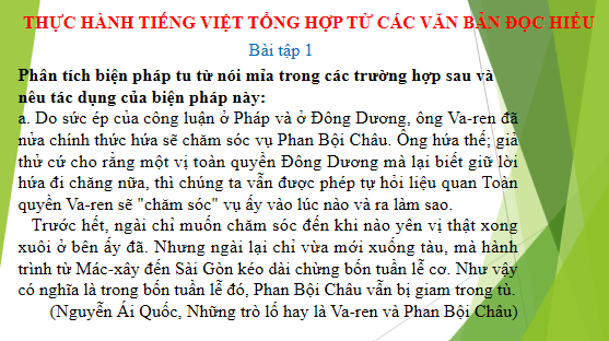 Giáo án điện tử bài Thực hành tiếng Việt trang 73 Tập 2 | PPT Văn 12 Chân trời sáng tạo