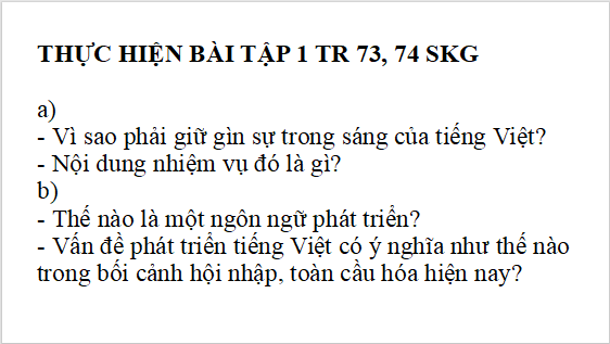 Giáo án điện tử bài Thực hành tiếng Việt trang 74 Tập 2 | PPT Văn 12 Cánh diều