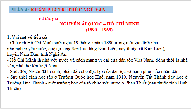 Giáo án điện tử bài Tri thức ngữ văn trang 58 Tập 2 | PPT Văn 12 Chân trời sáng tạo