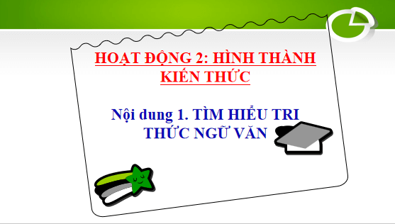 Giáo án điện tử bài Tri thức ngữ văn trang 99 | PPT Văn 12 Chân trời sáng tạo