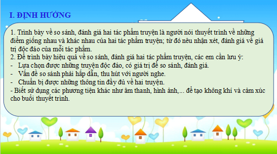 Giáo án điện tử bài Trình bày về so sánh, đánh giá hai tác phẩm truyện | PPT Văn 12 Cánh diều