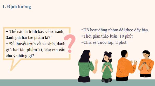 Giáo án điện tử bài Trình bày về so sánh, đánh giá hai tác phẩm kí | PPT Văn 12 Cánh diều
